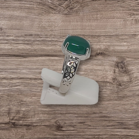 NEW Karis Green Onyx Ring Size 7 - Picture 6 of 11
